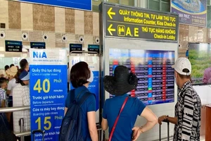 Từ 30-7, sân bay Nội Bài ngừng phát thanh thông tin chuyến bay