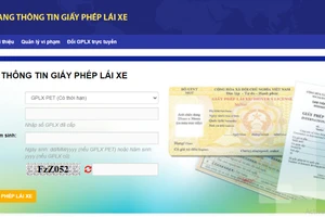 Đề nghị Bộ Công an xử lý website giả mạo giấy phép lái xe