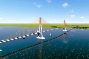 Dự án cầu Đại Ngãi bị chậm tiến độ do thiếu cát