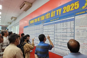 Bán được hơn 43.000 vé tàu Tết trong ngày đầu mở bán 