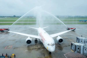 Sân bay Nội Bài đón đường bay thẳng Việt Nam - Ethiopia