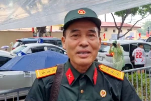 'Tôi như thấy hình ảnh mình trong đoàn chiến sĩ diễu binh'