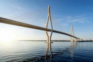 Chốt tĩnh không cầu Phú Mỹ 2, điều chỉnh luồng tàu qua sông Nhà Bè