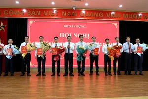 Bộ Xây dựng điều động, bổ nhiệm nhiều cán bộ lãnh đạo