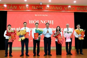 Bộ Xây dựng bổ nhiệm nhiều nhân sự mới