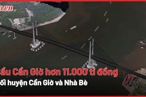 Phối cảnh cầu Cần Giờ hơn 11.000 tỉ đồng nối huyện Cần Giờ và Nhà Bè
