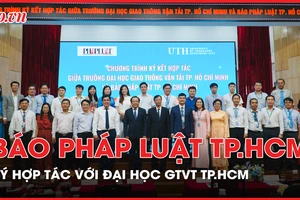 Báo Pháp Luật TP.HCM và Trường Đại học Giao thông vận tải TP.HCM ký kết hợp tác