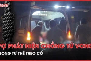 Đi làm về, vợ tá hoả phát hiện chồng tử vong trong tư thế treo cổ