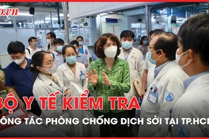 Bộ Y tế kiểm tra công tác phòng chống dịch Sởi