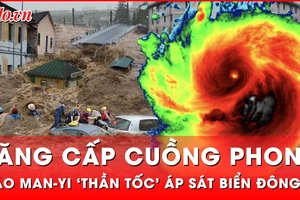 Cơn bão Man-yi tăng cấp cực đại 'thần tốc' áp sát biển Đông, khó dự báo thời điểm đổ bộ 