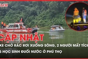Điểm tin ANTT: Khẩn trương tìm kiếm 2 người mất tích trên xe chở rác rơi xuống sông; Đã tìm thấy thi thể 5 học sinh đuối nước ở Phú Thọ 