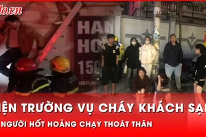 Tin nóng 01-12: Hiện trường cháy khách sạn tại Nam Từ Liêm, 20 người hốt hoảng chạy thoát thân