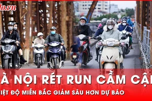 Đón không khí lạnh tăng cường: Miền Bắc lạnh thấu xương, trời chuyển rét đậm, rét hại 