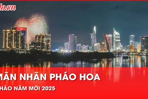 Video: Chiêm ngưỡng màn bắn pháo hoa rực rỡ chào năm mới 2025 trên cả nước