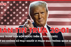 Bản tin trưa 20-1: Ông Trump bận rộn trước thềm lễ nhậm chức; Lý do không xử phạt người vi phạm giao thông ở quận Q1?