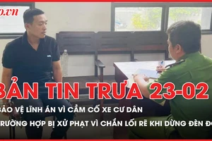 Bản tin trưa 23-02: Bảo vệ lĩnh án vì cầm cố xe cư dân; Trường hợp bị xử phạt vì chắn lối rẽ khi dừng đèn đỏ 