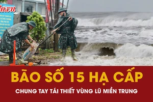 Bão số 15 suy yếu, xuất hiện thêm áp thấp nhiệt đới ‘đe dọa’ Biển Đông