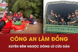 Xuyên đêm ngược dòng lũ dữ cứu dân