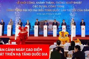 Toàn cảnh các công trình trọng điểm đồng loạt khởi công, khánh thành 