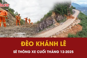 Hình ảnh đèo Khánh Lê sau hơn 1 tháng khắc phục sạt lở
