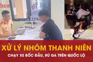 Cái kết cho nhóm thanh thiếu niên chạy xe bốc đầu, rú ga trên quốc lộ 