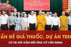 Vấn đề giá thuốc, dự án treo…được gửi gắm đến ứng cử viên ĐBQH