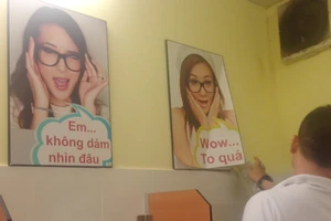 Vụ "bé" Xuân Mai bị trưng ảnh phản cảm: quán nhậu đã tháo hình 