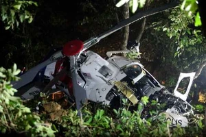 Trực thăng cảnh sát Malaysia rơi