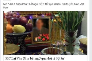 MC Lại Văn Sâm và trò đùa tàn ác của mạng xã hội