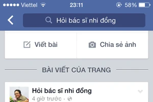 Fanpage “Hỏi bác sĩ nhi đồng” của bác sĩ Khanh bị phá ?