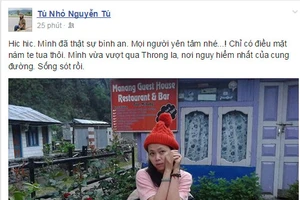 Phóng viên Báo Pháp Luật TP.HCM mất liên lạc từ Nepal đã an toàn