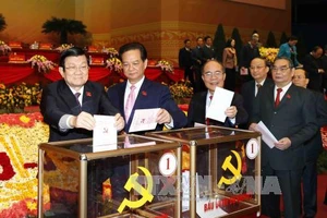 Chùm ảnh: Bầu ban chấp hành Trung ương Đảng khóa XII 