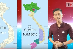 Clip toàn cảnh 120 cụm thi THPT quốc gia 2016 