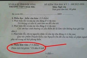 Không có chuyện trường ra đề thi phân tích bộ phim 'Cô dâu 8 tuổi'