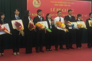 Bế giảng khóa 2 đào tạo thẩm phán tại TP.HCM