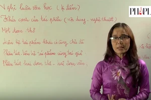 Cách làm phần Nghị luận văn học, môn Ngữ văn 