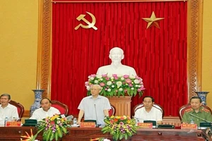 Tổng Bí thư Nguyễn Phú Trọng tham gia Đảng ủy Công an Trung ương 