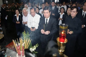 Điếu văn xúc động tiễn Phó chủ tịch UBND TP.HCM Nguyễn Thị Thu