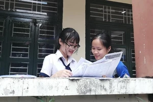 Thí sinh tham dự kỳ thi THPT quốc gia 2019. Ảnh: Hằng Trần