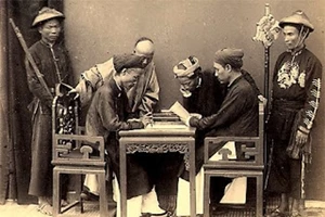 Quan lại thời xưa. Ảnh qua elib.vn