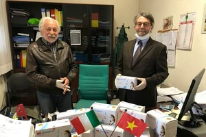 16.500 khẩu trang Việt Nam gửi sang nước Ý