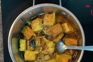 Món cá leo um chuối chát