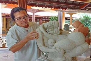 Dấu ấn điêu khắc Chăm của 'con ma Hời Đoàn Xuân Hùng'