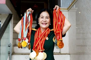Nữ cựu binh quân y sở hữu gần 100 huy chương thể thao