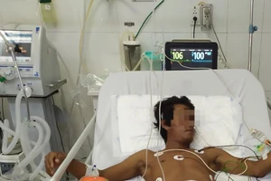 Suy hô hấp do bị cạp nia cắn