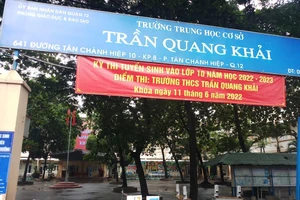 Hơn 94.000 thí sinh tại TP.HCM bắt đầu làm thủ tục dự thi lớp 10