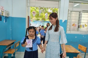 Học sinh lớp 1 giảm mạnh, trường học nhẹ gánh lo 