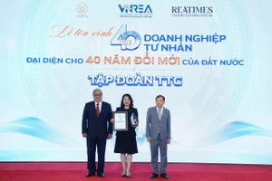 Tập đoàn TTC được vinh danh top 40 doanh nghiệp tư nhân tiêu biểu 
