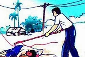 Anh dân phòng cứu bốn người thoát chết vì điện giật