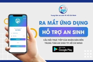 Người dân TP.HCM đăng ký nhận túi an sinh qua ứng dụng di động
